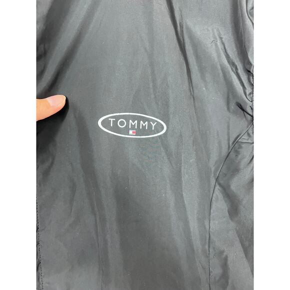 Vintage Tommy Hilfiger 90s Black Nylon Vest Size L - Picture 9 of 10